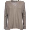 BASE MILANO MAGLIA BASE MILANO LANA E CASHMERE 968 GRIGIO Donna