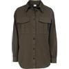 ASPESI CAMICIA E PANTALONE ASPESI IN GABARDINE DI COTONE 85399 VERDE Donna