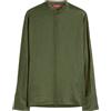 MAX MARA STUDIO CAMICIA IN TELA RAMIE' MAX MARA STUDIO 061 VERDE KAKI Donna