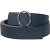 ORCIANI CINTURA DOUBLE DI ORCIANI YN BLU NAVY-NERO Donna
