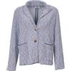 BASE MILANO GIACCA IN MAGLIA DI BASE MILANO 444 BLU Donna