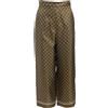MAX MARA STUDIO PANTALONE MAX MARA STUDIO IN TWILL DI PURA SETA 003 VERDE Donna