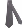 KITON CRAVATTA IN SETA KITON 04 GRIGIO Uomo