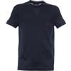 KITON T-SHIRT IN COTONE KITON 01 BLU Uomo