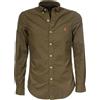 POLO RALPH LAUREN CAMICIA SPORTIVA POLO RALPH LAUREN IN COTONE 006 VERDE Uomo