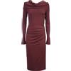 MAX MARA STUDIO ABITO IN JERSEY MAX MARA STUDIO 002 BORDEAUX Donna