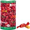 ROSSANA Caramelle Rossana Caramelle al Latte Cilindro da 1,6 kg Senza Glutine Espositore