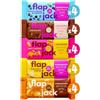 The BEGINNINGS Flapjack all'avena Mix box 5 gusti x 4 barrette - 20 x 60 g (1,2 kg) - barrette ai cereali di avena - vegan, senza glutine - ricche di fibre