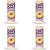 Cuorenero 3 Donuts al gusto VANIGLIA, Senza glutine, Non fritti, Merenda alla VANIGLIA in pack da 4 X 111 gr