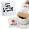 OTHERWISETRIVIAL Festa della Mamma - Bustine di Stevia Personalizzate con Logo/Foto - 200 Bustine Monodose Personalizzabili - Bar|Hotel|Ristoranti (200 STEVIA)