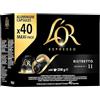 Generico Caffè L'OR Espresso RISTRETTO - 200 Capsule in Alluminio - Intensità 11 - Compatibili con Macchine Nespresso -DD-