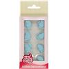 FunCakes Decorazioni di Zucchero Piedini Neonato Blu: pronto per l'uso per la decorazione di torte, perfetto per cupcakes Babyshower, muffin e altro, certificato senza glutine, set / 16