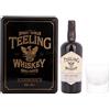 Teeling Whiskey SMALL BATCH Irish Whiskey Rum Cask Finish 46% Vol. 0,7l in Tinbox with 2 glasses