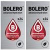 Generic Set Bolero Drink da 48 Bustine Strawberry Fragola 3 grammi 3 gr Gusti Diversi Assortimento alla Frutta Preparato Polvere Solubile Bevanda Fresca in Acqua,144 grammi dolcificato stevia,0.14 kilograms