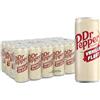 Dr Pepper Vanilla Float Bibita Analcolica Gusto Vaniglia Confezione 24 Lattine da 330ml