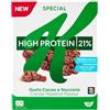 Generico Cereali per Special K High Protein Cereali di Mais, Grano e Avena al gusto di Cacao e Nocciola 320g
