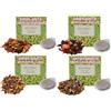 Caffè Vulcanus Gli Infusi, Mix di Tisane Naturali in Cialde ESE 44 mm, 80 Cialde, Drenante, Antiossidante, Regolarità ed Energizzante