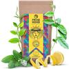 Pachamama Guayusa Tè Menta Limón 0,25kg 250g | Tè Biologico dal Ecuador | Mix Naturale di Menta e Limone | Perfetto per Ogni Momento