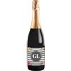 Bottle-Up Bottiglia di Prosecco personalizzata per lei - Idea regalo esclusiva e originale per la festa della mamma, festa della donna, nuova nascita, compleanno e Natale per donna (Iniziali, 0,75L)