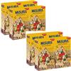 MENDOSA Misura Multicereali, Croccanti Spesse con Semi di Zucca Sesamo e Quinoa, 200g, Confezione da 8
