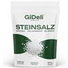 GiDeli Salgemma grossolana, sale da cucina granuloso, naturale cristallo, sale da gioco di alta qualità TOP nonOGM (200 g)