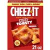 Cheez-It Baked Snack Cheese Crackers, Extra Toasty, Family Size, 21oz Box
