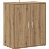 vidaXL Scarpiera Rovere Artigianale 60x35x70 cm in Legno Multistrato, mobile per scarpe, mensola per scarpe, porta scarpe, armadio per scarpe