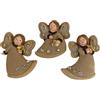 DLM Bomboniere DLM-A773 Bomboniere 12 utili Calamite Icona Angelo Angioletto Nascita Comunione Battesimo Cresima Compleanno Segnaposto Pensierino Confettata bomboniera Regalo cm 7x4x3