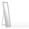 GICOS IMPORT EXPORT SRL Specchio Rettangolare da Pavimento Struttura in Legno Colore Bianco 39 * 150 cm CKM-792342