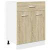 vidaXL Armadio Inferiore Cassetto "Lyon" Rovere Sonoma 60x46x81,5