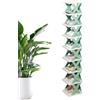 Nuytghr Scarpiera verticale, organizer a 9 ripiani, design salvaspazio, 26,5 x 25,5 x 129,5 cm, nessun montaggio richiesto, porta pantofole multifunzionale, ideale per armadio, piccoli appartamenti