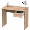 briebe Scrivania, Tavolo per computer 75 x 90 x 50 cm (altezza x larghezza x profondità), 1 cassetto, ufficio, camera gioventù, Desk, Nova (Roble Cambrian)
