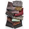 LA GARZARARA - Ritagli di Pelle con Stampa Leopardata - Minimo 12x15 cm - 0,300 kg -Selezione Casuale per Artigianato Cucito e Creazioni Handmade - Laminati e Non, Rifiniture Varie - B1450RC