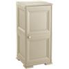 Tontarelli Armadietto Colonnina 1 Anta 2 Moduli per Esterni ed Interni, Effetto Finitura Legno 40 x 43 x 85,5 CM Montaggio Facile Senza Attrezzi