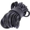 JHSDHYD Cordino Cuoio 10 Metri di Larghezza 3 mm Cordoncino Piatto in Vera Pelle Striscia Cuoio Accessori for Nastri in for creazione Gioielli bracciali in per Fai da Te(Black)