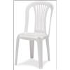 GRANDSOLEIL GRAND SOLEIL Grandsoleil Secur Resina Greenpol - Sedia impilabile con schienale alto, 51 x 46 x 88 cm, colore: Bianco