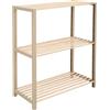 Fact Importados Generico Scaffale 3 ripiani in legno 65x78x29 cm