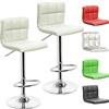 Beltom® 2 SGABELLI da Bar E Cucina con PENISOLA Regolabili in Altezza Sedia Girevole per PIZZERIE Pub RISTORANTI Hotel Soggiorno Ufficio - Modello Royal - X2-Bianco