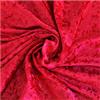 Russo Tessuti Tessuto Abbigliamento Moda Baby Ciniglia Velluto Cinigliato Elastico 100x150cm-Rosso