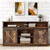 SUKY Grande mobile TV, credenza, centro intrattenimento 148 x 40 x 78 cm, con 2 classiche ante scorrevoli, ripiani regolabili per soggiorno, sala da pranzo, design fattoria