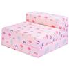 Ready Steady Bed Divano Letto per Bambini Pieghevole | Poltrona Letto Singola per Bambini Resistente all'Acqua | Arredo Comodo per Bambini per Soggiorno, Stanza dei Giochi (Arcobaleno)