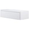 MODULARREDO | LEGOLO Mensola da Muro con Cassetto, Comodino Sospeso, Mensola da Parete, 45x13.4 p20 cm, Bianco - Made in Italy