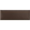 DecoNest Testiera Cuscino da parete decorazione da parete pannello acustico pannello da parete 3d lusso moderno imbottito 100 x 20 cm Marrone