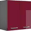 Vicco Pensile da cucina R-Line, Rosso lucido, 60 cm