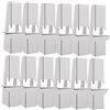 Uonlytech Espositore Cartone Bianco Cavalletto Espositivo Stabile, Supporto per Esposizione Multifunzionale in Carta, Set da 12 Pezzi per Esposizioni su Tavolo