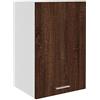 Homgoday Armadietto pensile in rovere marrone, 39,5 x 31 x 60 cm, in legno ingegnerizzato, mobile da cucina a parete, armadietto per cucina, soggiorno e ufficio mobili da interni