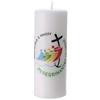 Holyart Candelotto Bianco Logo Ufficiale Giubileo 2025 13x5 cm