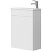 Vicco Set mobili bagno Amadeo, Bianco 50 cm | composto da mobile sottolavabo e lavabo