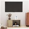 RJPLMFV Mobile TV Rovere Sonoma 60x24x32 cm in Truciolato Supporto TV multifunzionale