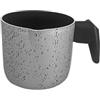 MA MAISON Bollilatte Satinato Antiaderente in Alluminio con Beccuccio per Liquidi - Pentolino Adatto a Gas Vetroceramica e Fornelli Elettrici - Antigraffio + Manico Ergonomico Antiscivolo